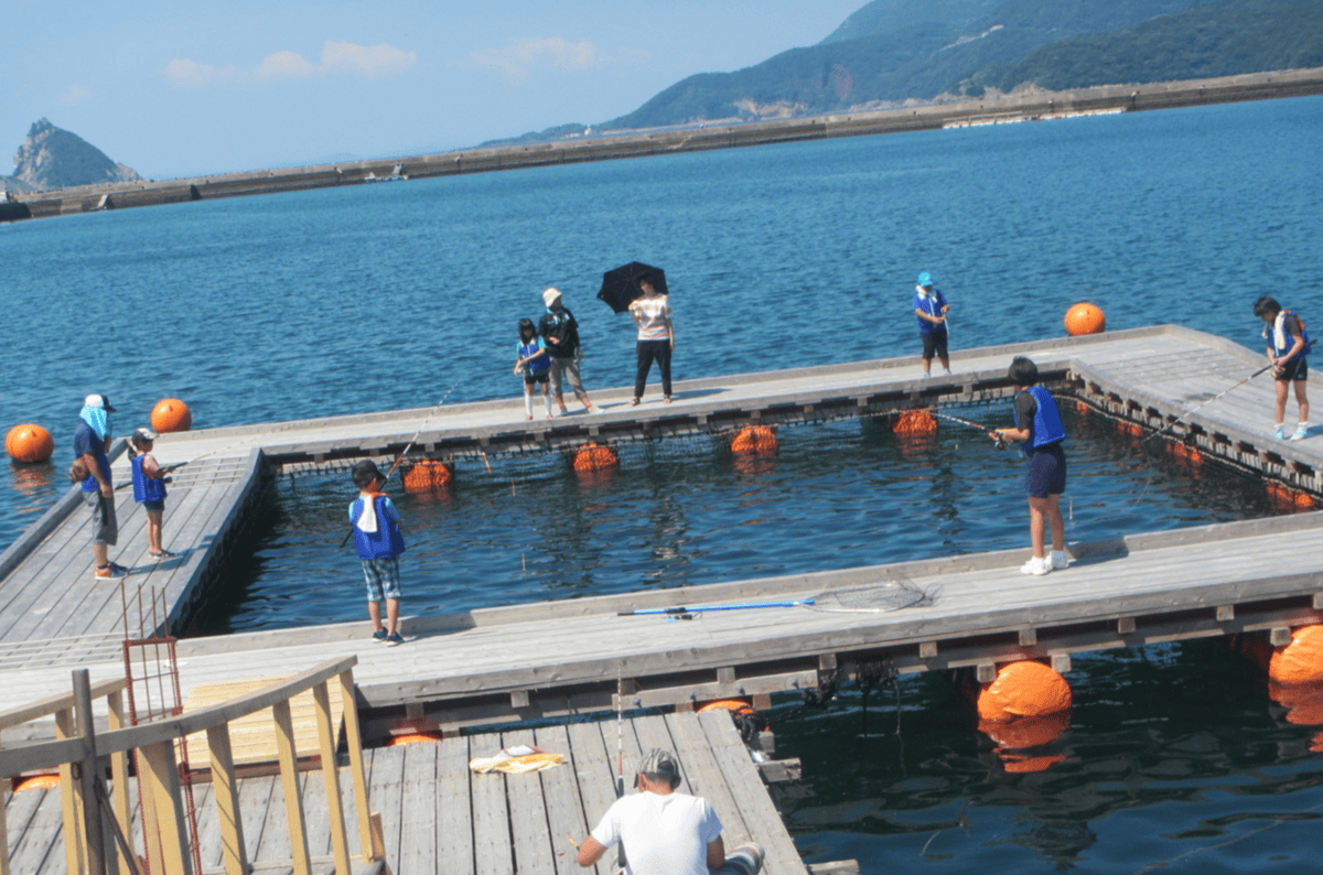 新上五島町 海上釣り堀
